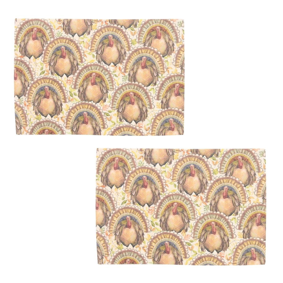 Tom Turkey Printed Placemat Set of 2