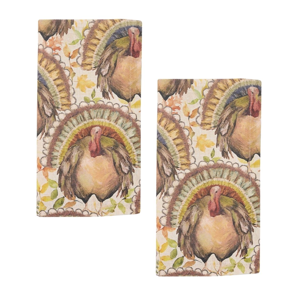 Tom Turkey Printed Napkin Set of 2