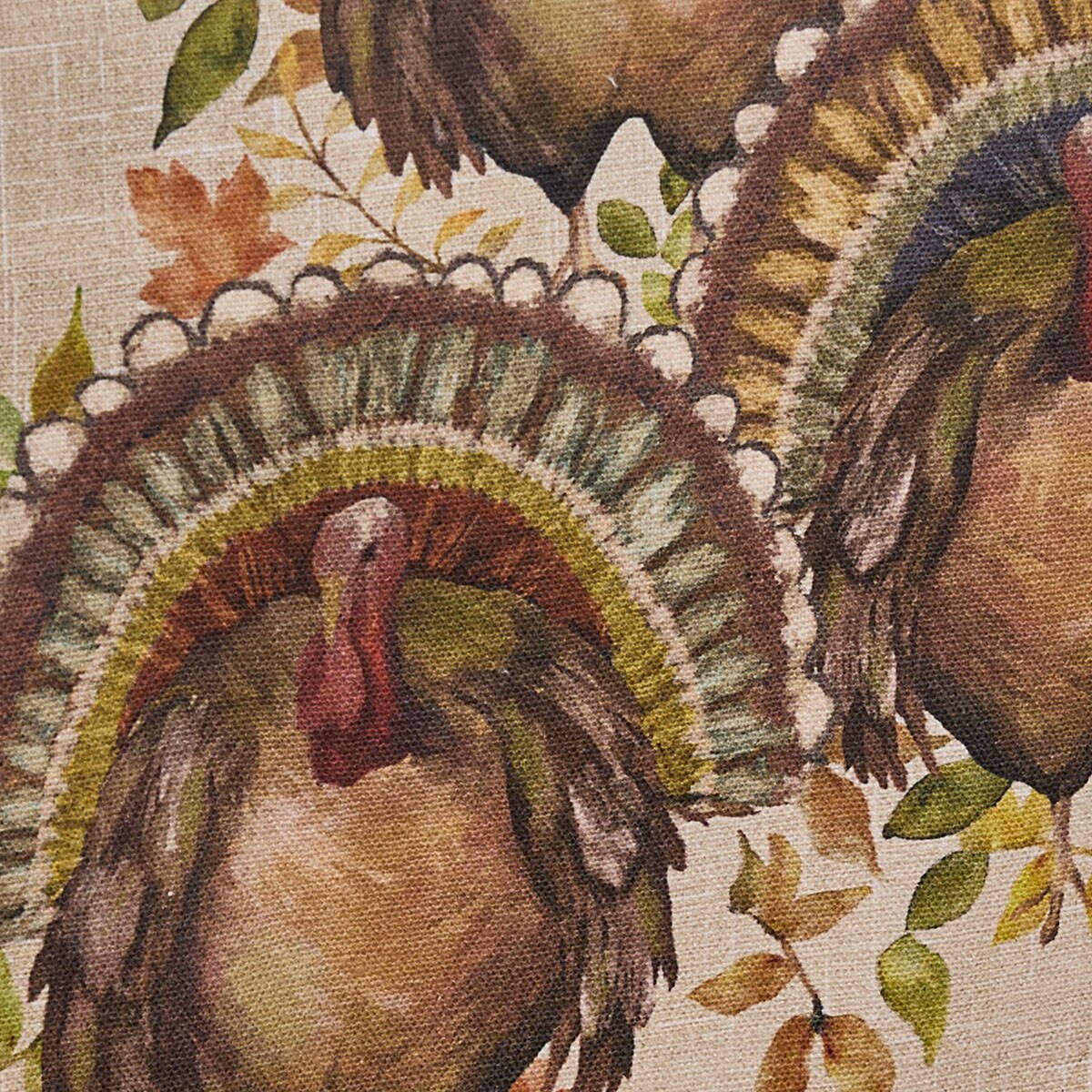 Tom Turkey Printed Table Runner 54'' Long