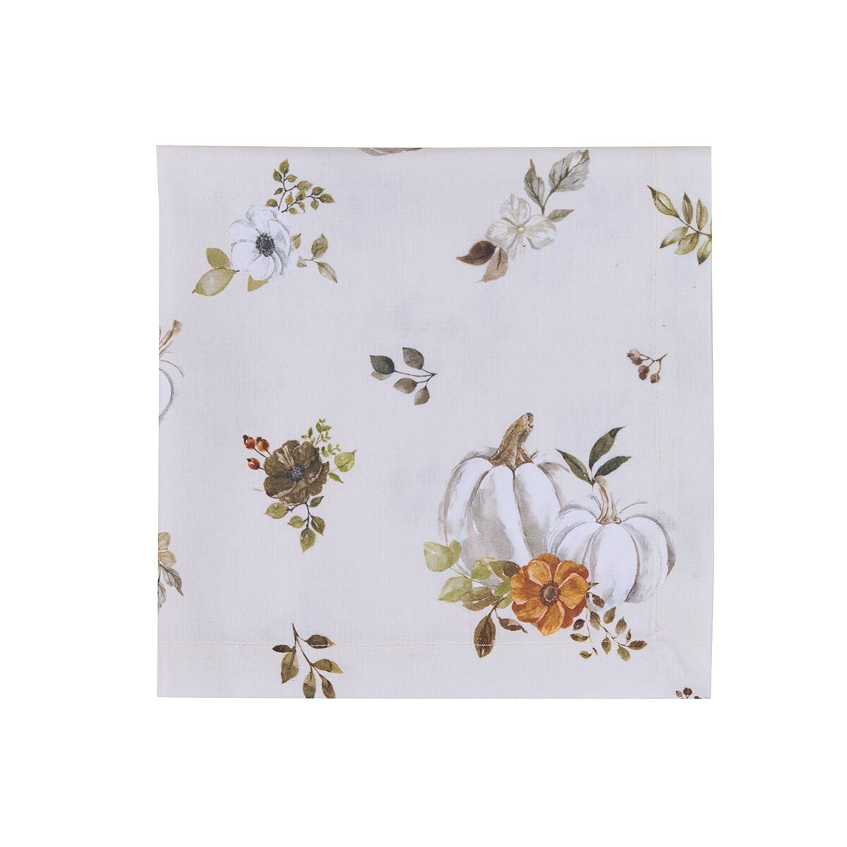 Pumpkins And Poppies Printed Napkin Set of 2