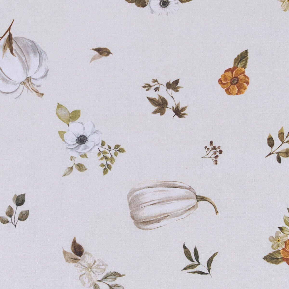 Pumpkins And Poppies Printed Napkin Set of 2
