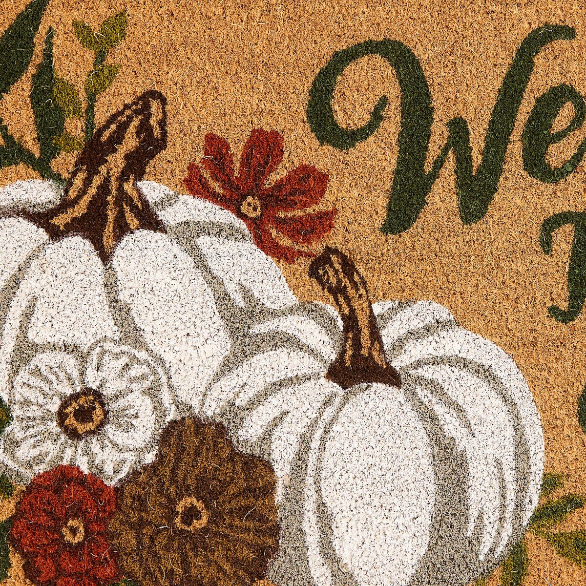 Pumpkins And Poppies Coir Welcome To Our Patch Doormat