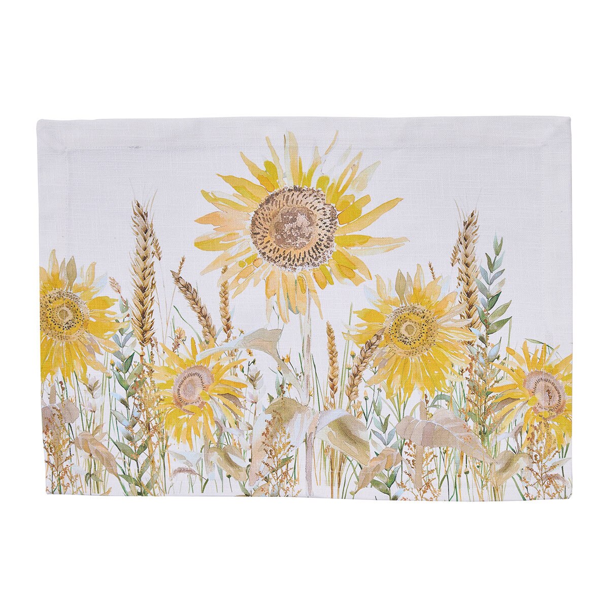 Sunflower Fields Printed Placemat Set of 2