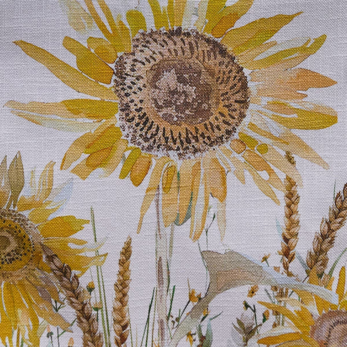 Sunflower Fields Printed Table Runner 36" Long