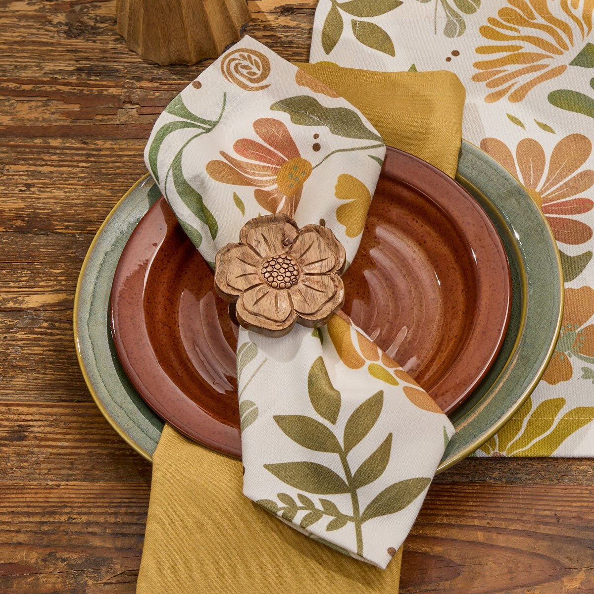 Nature's Canvas Printed Napkin Set of 2