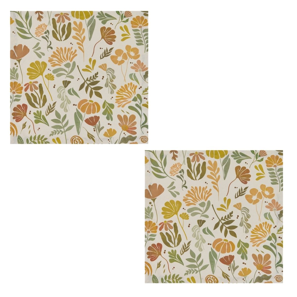 Nature's Canvas Printed Napkin Set of 2