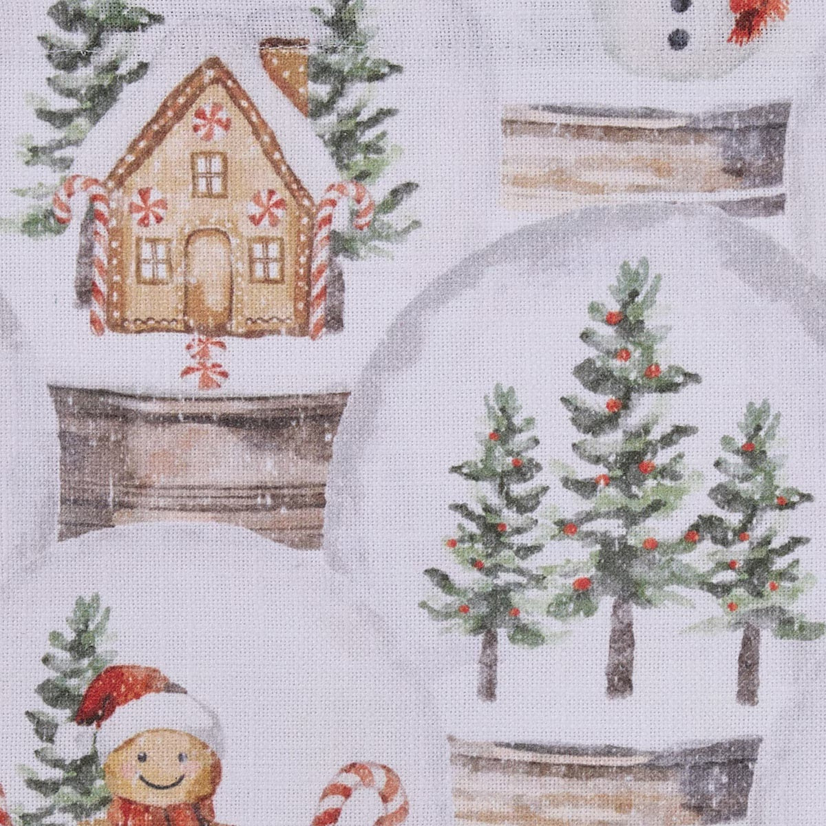 Tiny Winter Wonders Printed Table Runner 54'' Long