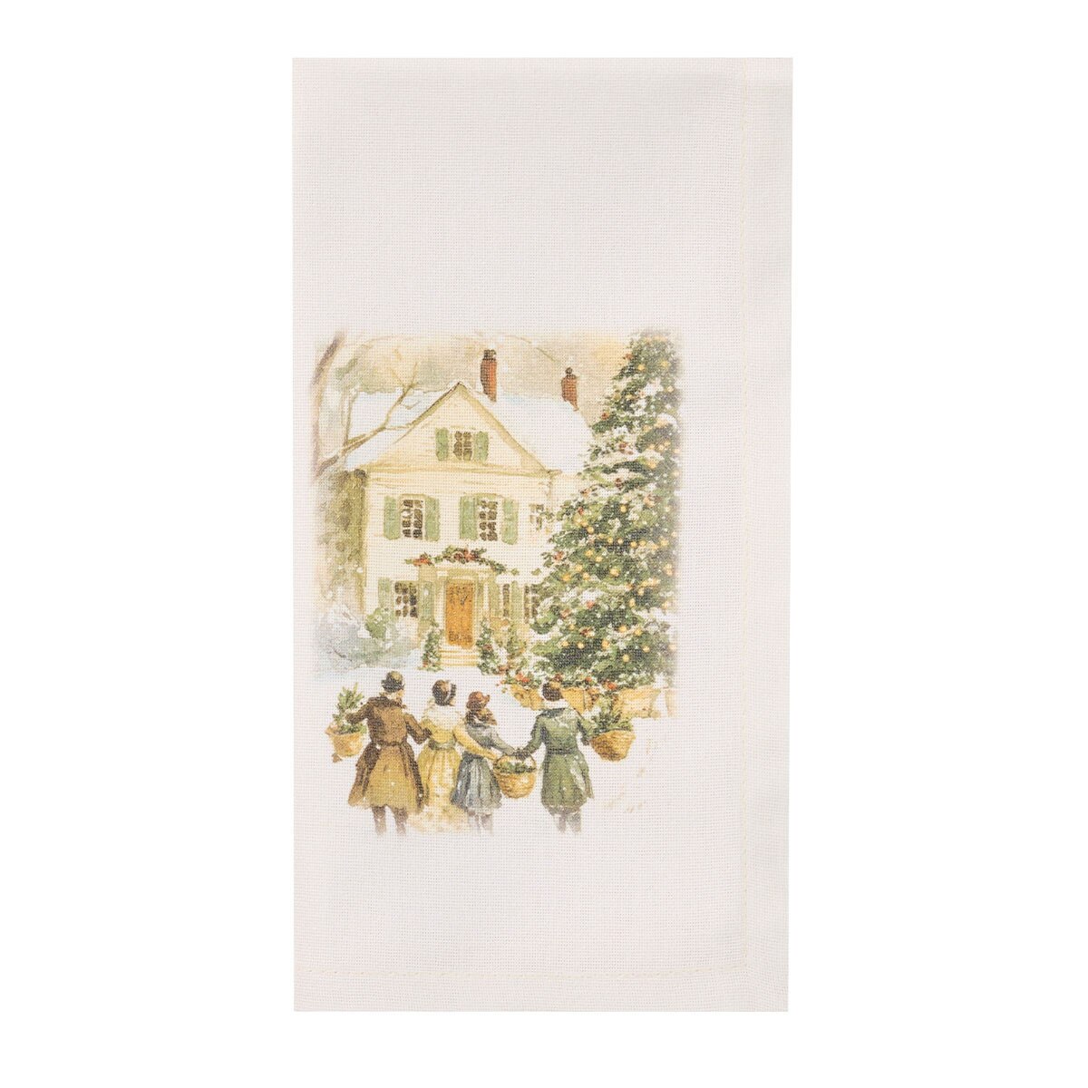 Winter In The Country Printed Napkin Set of 2