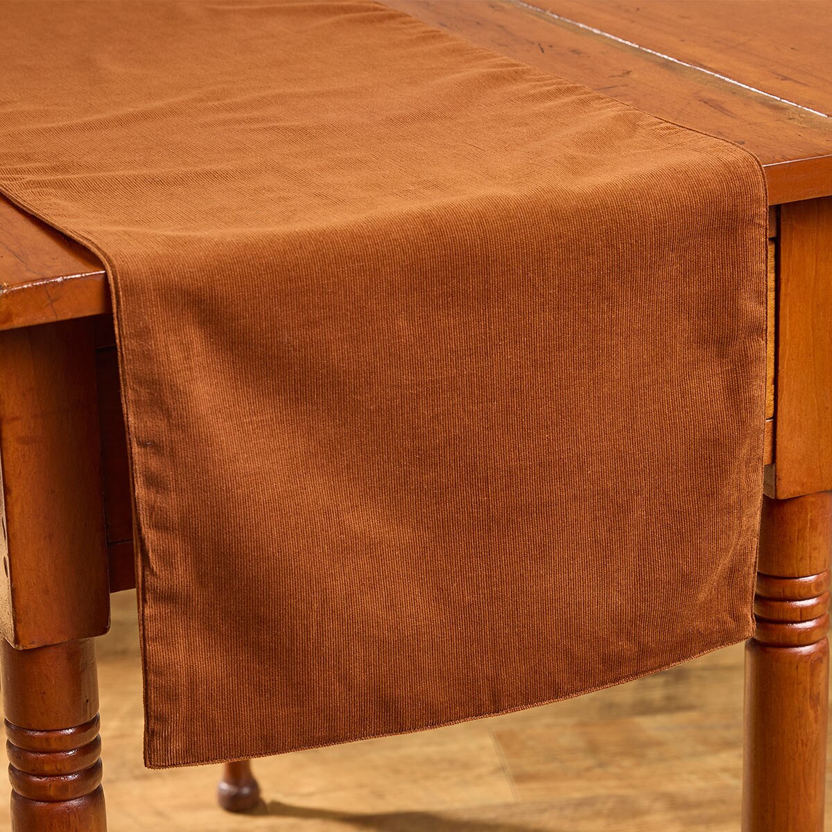 Corduroy - Brown Table Runner 36" Long