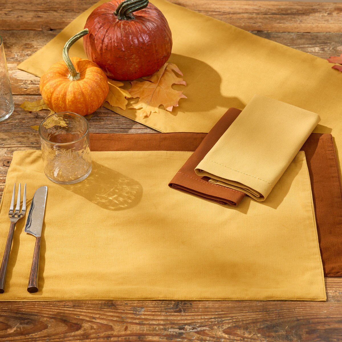 Corduroy - Honey Table Runner 36" Long