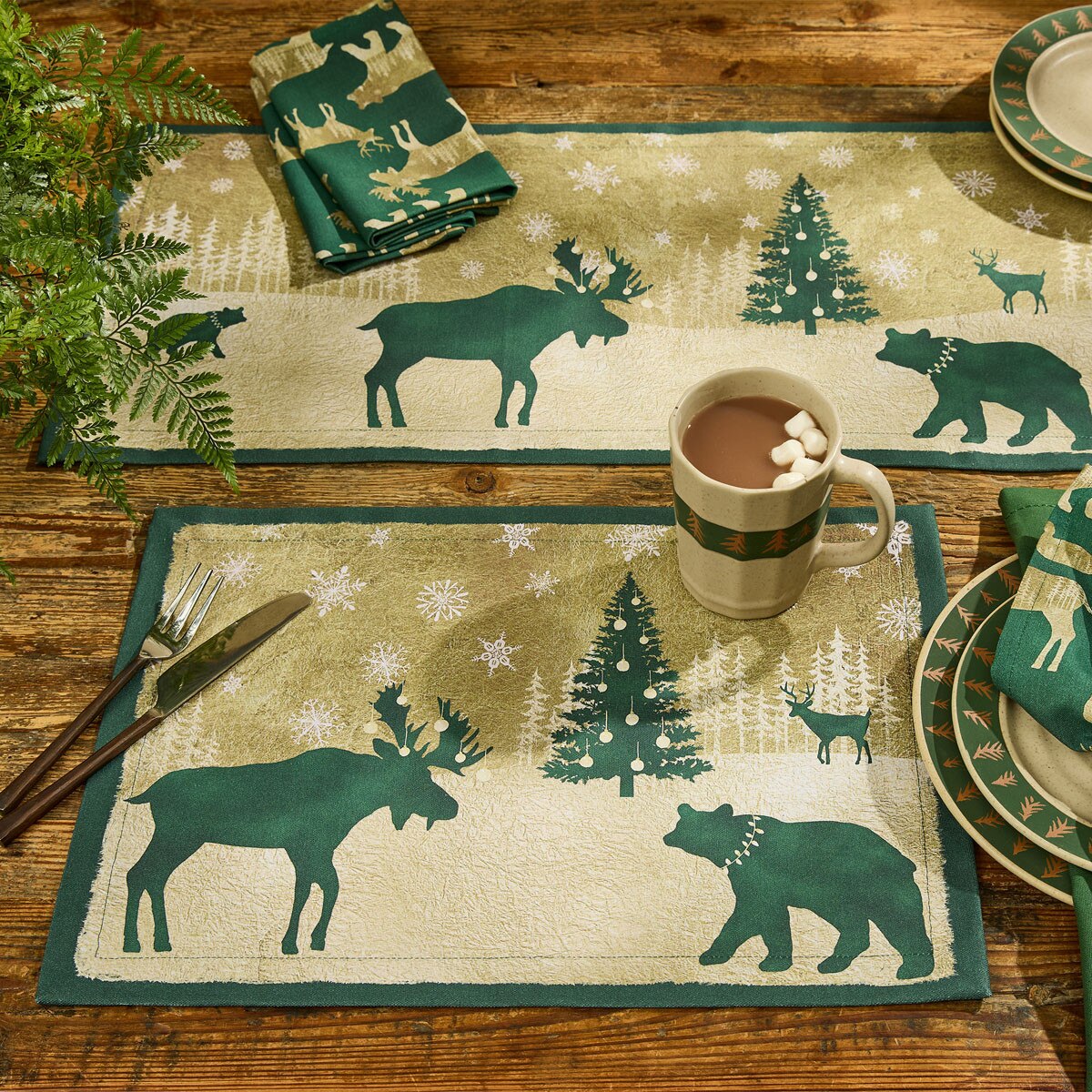 Velvet Woods Printed Placemat Set of 2