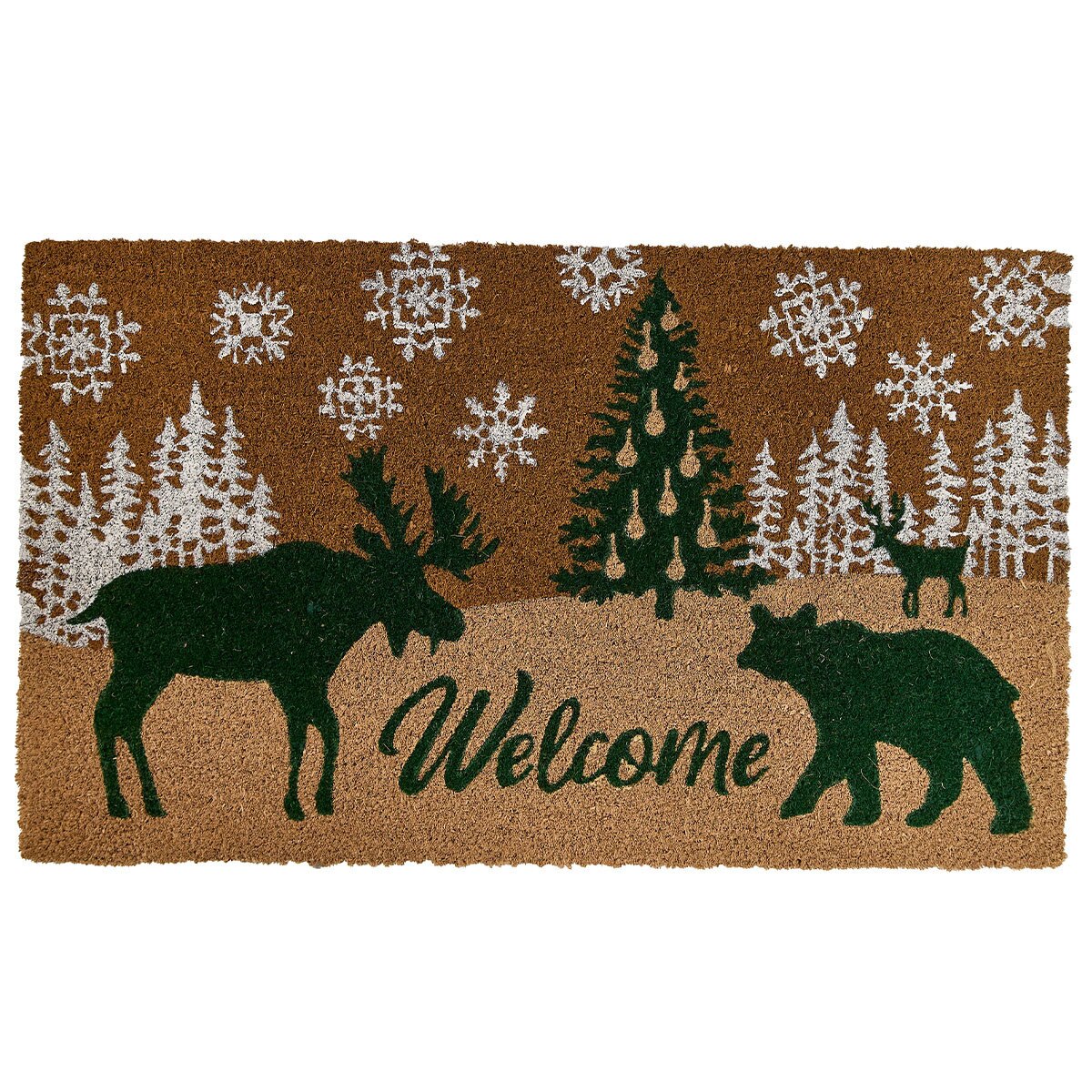 Velvet Woods Coir Welcome Doormat