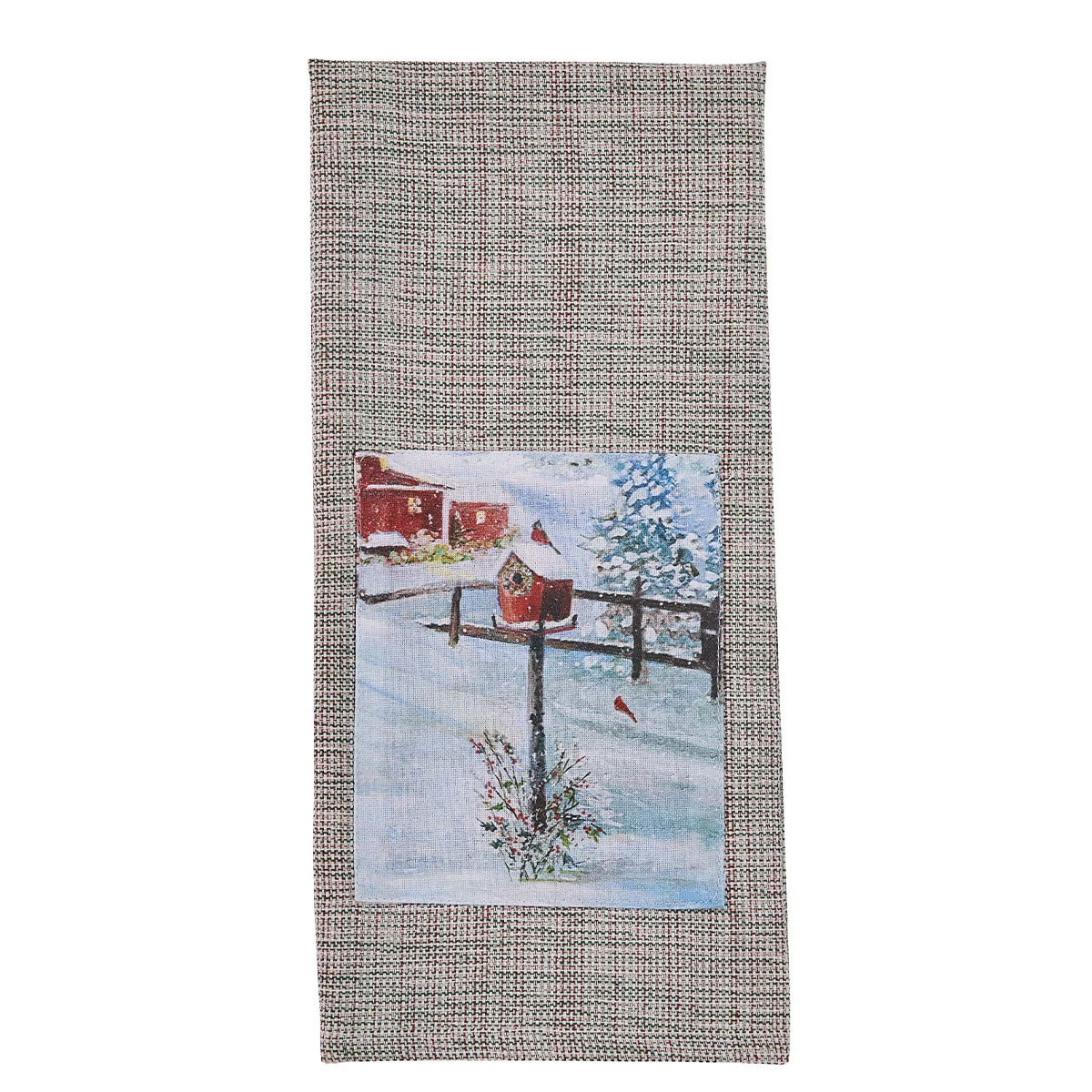 Tidings Of Joy Patch Dishtowel Decorative