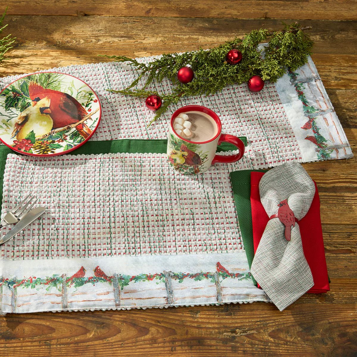 Tidings Of Joy Border Table Runner 36" Long