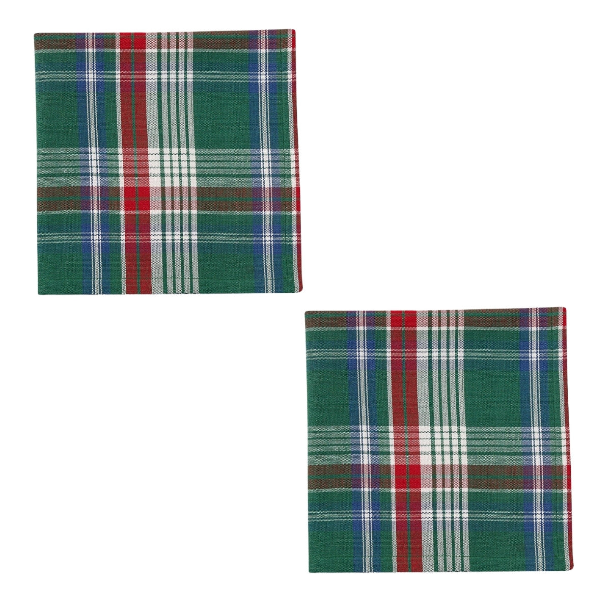 Hard Candy Christmas Plaid Napkin Set of 2