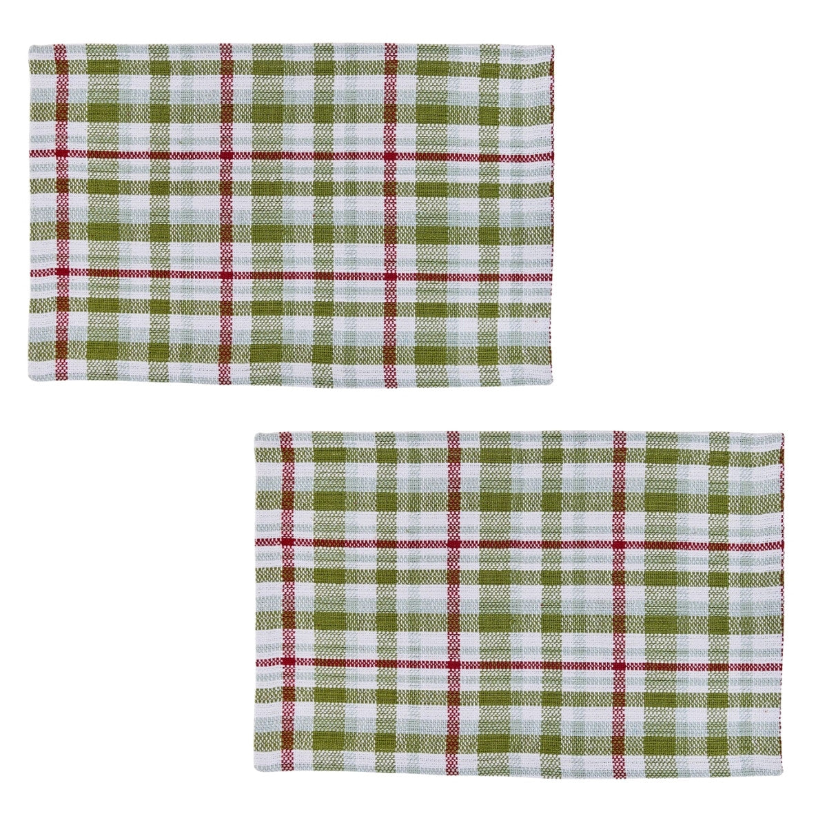 Snowman Plaid Placemat Set of 2