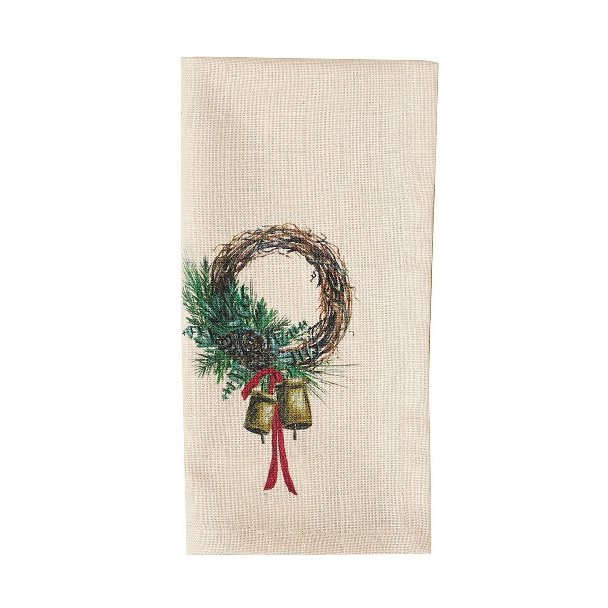 Cowbell Christmas Printed Napkin Set of 2