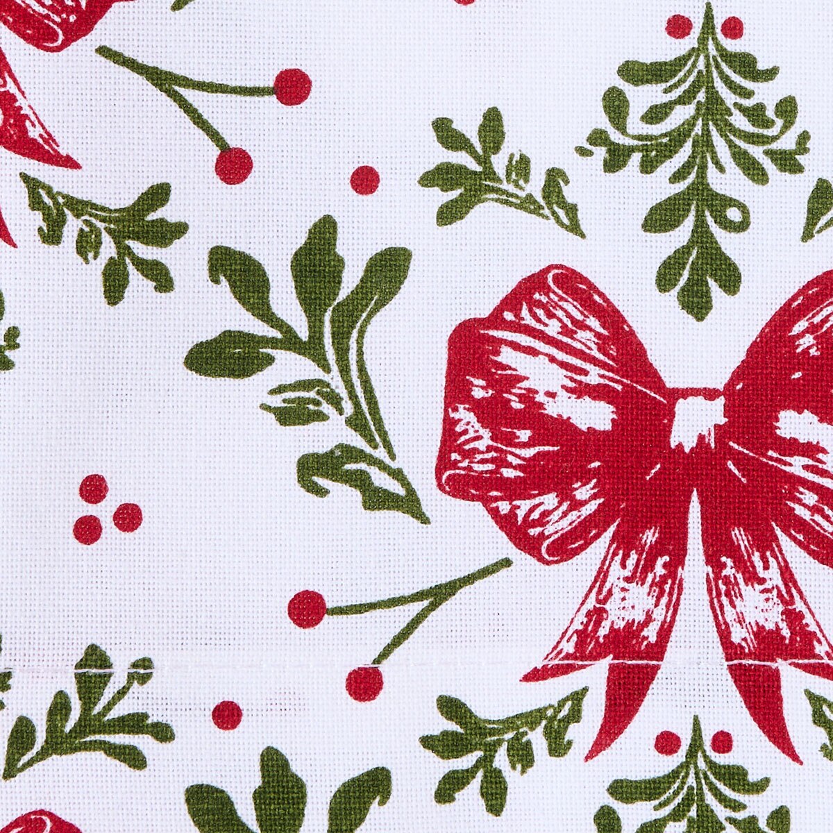 Christmas Bows Printed Napkin Set of 2