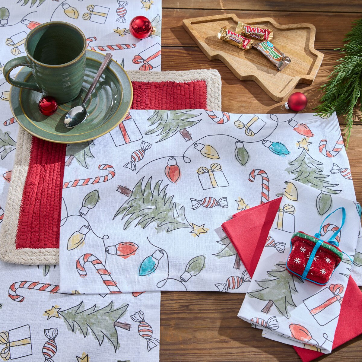 Whimsy Tree Printed Placemat Set of 2