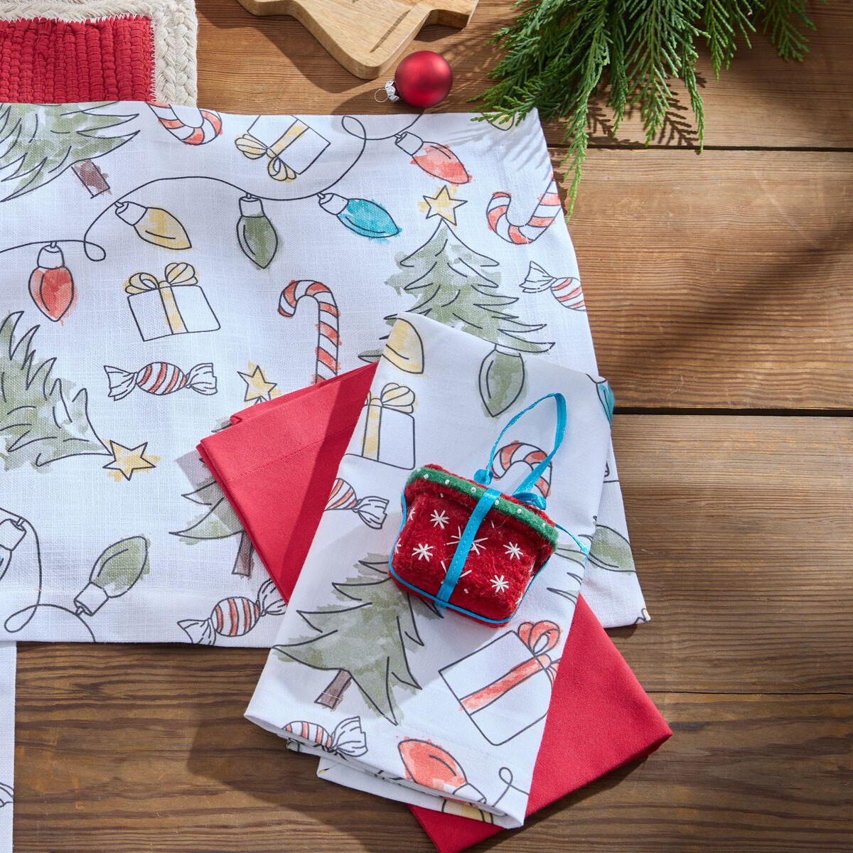 Whimsy Tree Printed Napkin Set of 2