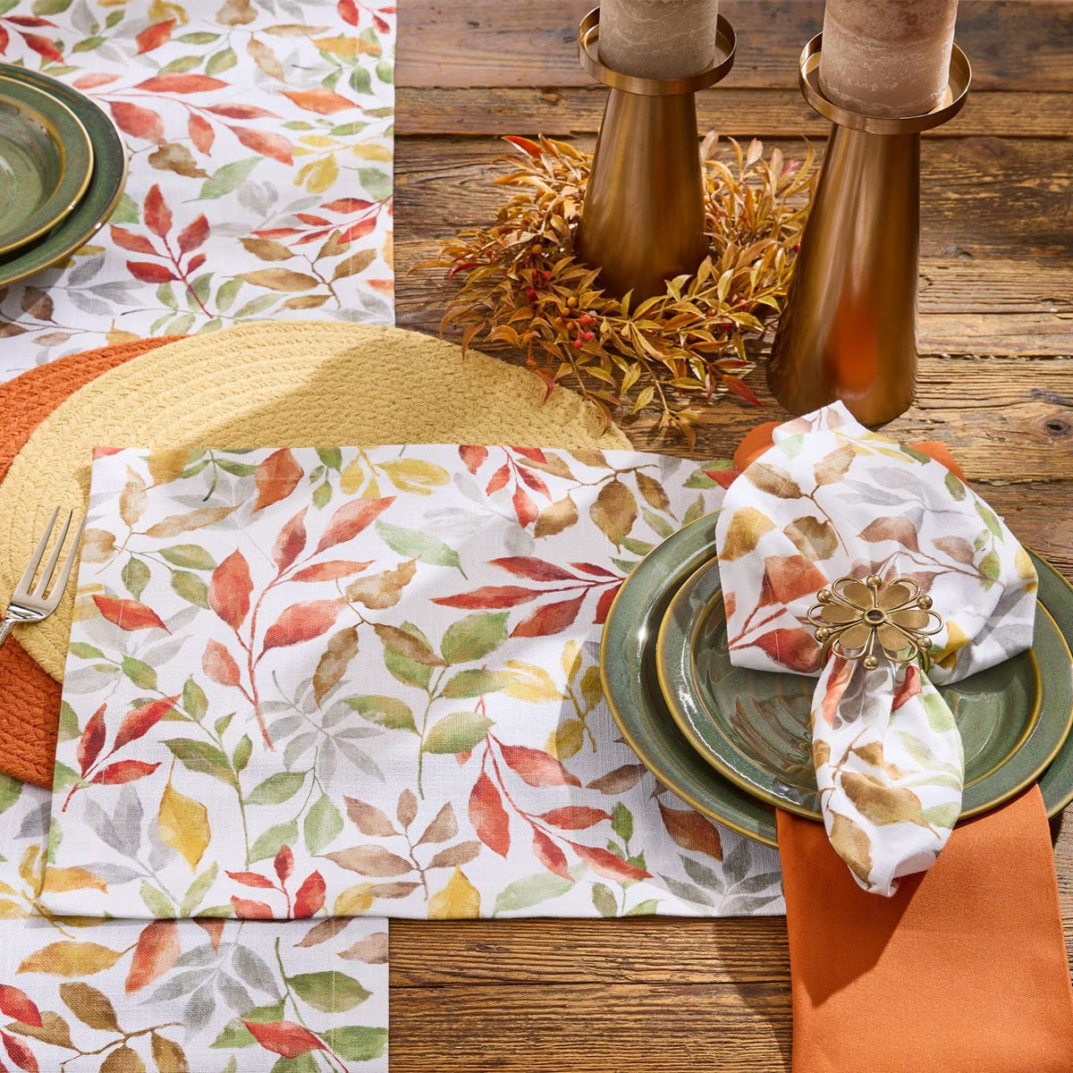 Changing Leaves Printed Placemat Set of 2