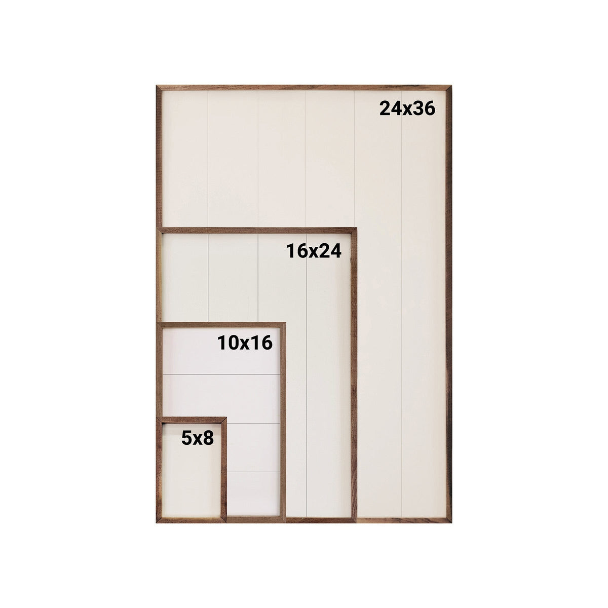 Kendrick Home Walnut Frames A Good Fright White Printed and Framed Wall Sign