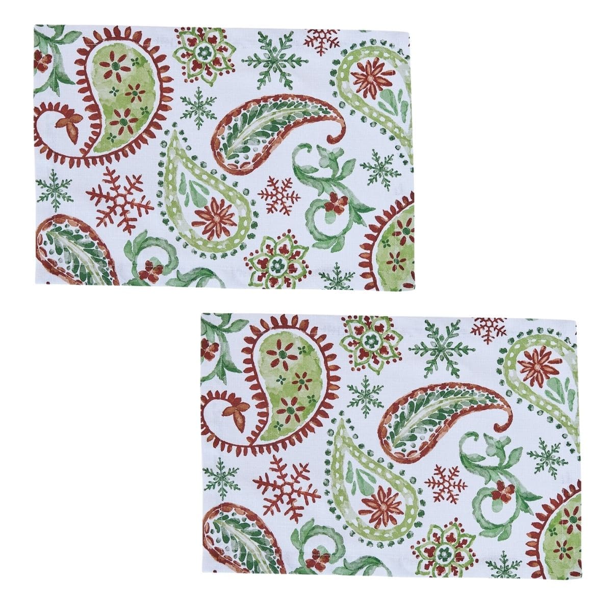 A Very Paisley Holiday Placemat Set of 2