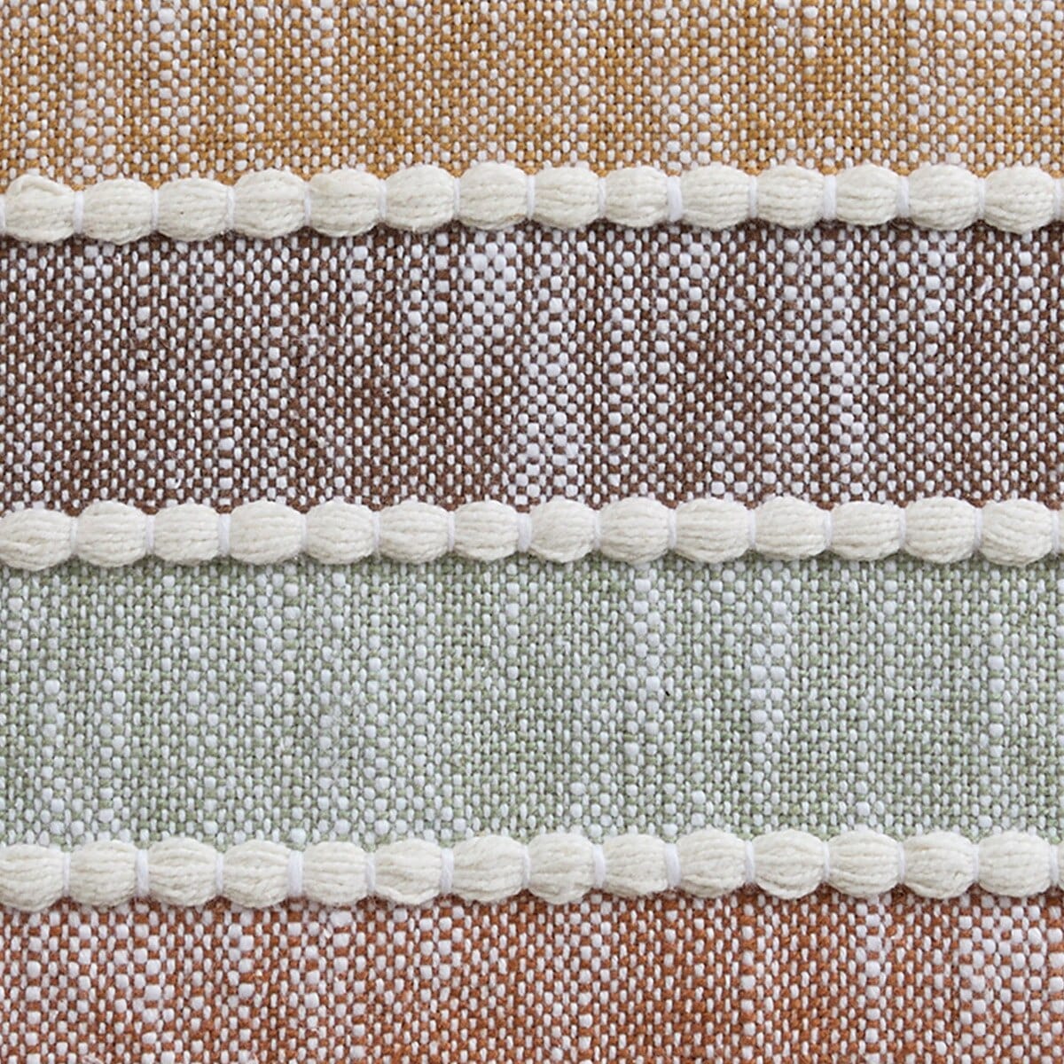 Acorn Spice Stripe Table Runner 54'' Long