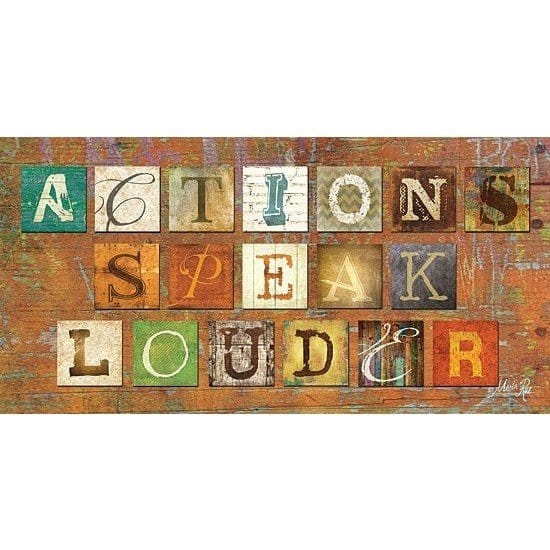 Actions Speak Louder By Marla Rae Art Print - 9 X 18-Penny Lane Publishing-The Village Merchant