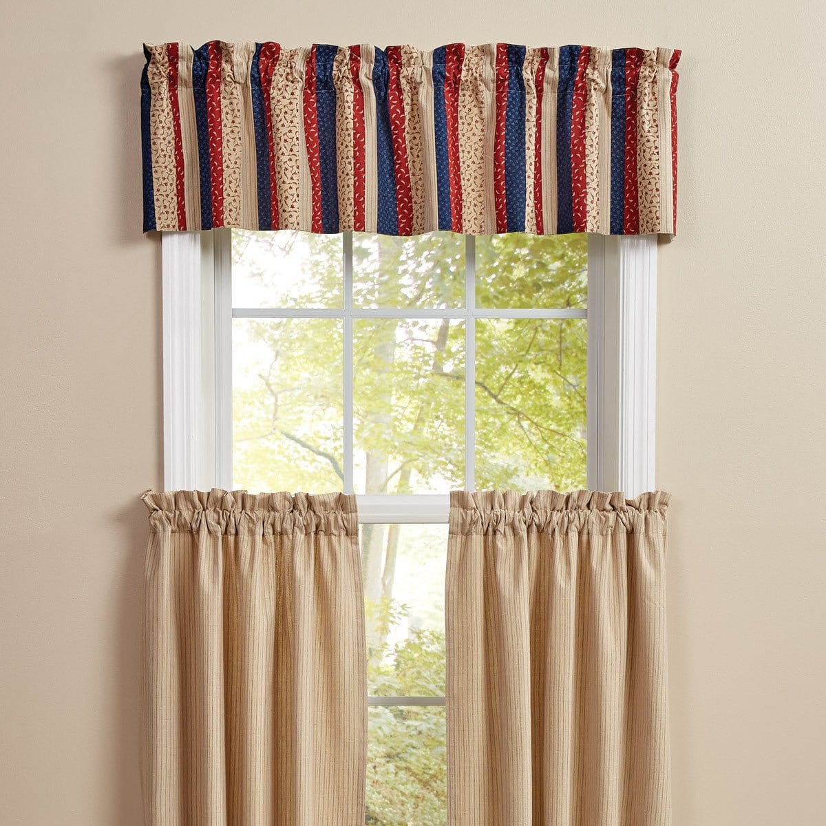 Agate Patchwork Valance Lined-Park Designs-The Village Merchant