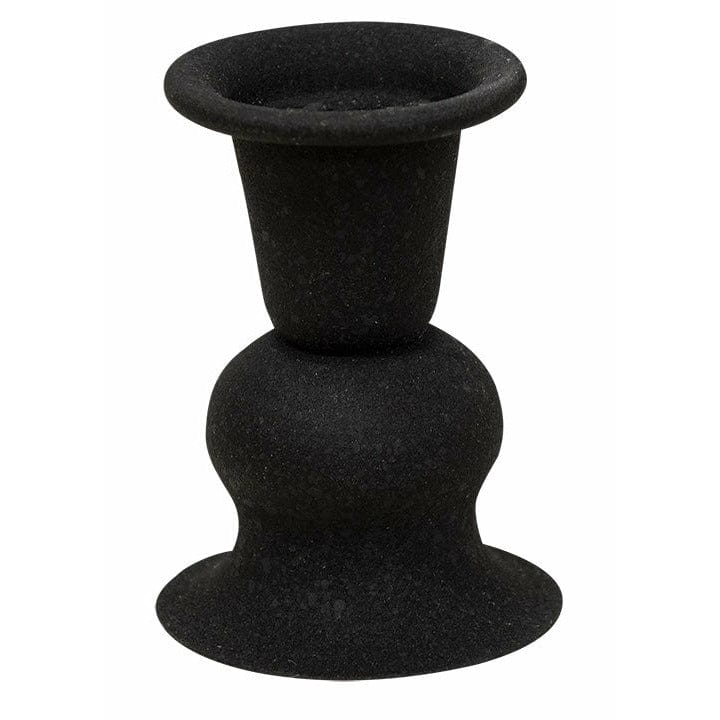 Alette in Black Candle Holder For Taper Candles-Craft Wholesalers-The Village Merchant