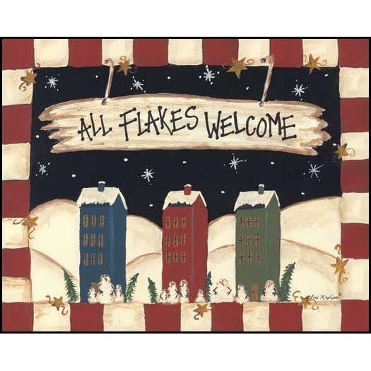All Flakes Welcome By Lori Maphies Art Print - 8 X 10-Penny Lane Publishing-The Village Merchant