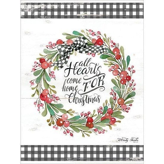 All Hearts Come Home For Christmas By Cindy Jacobs Art Print - 12 X 16-Penny Lane Publishing-The Village Merchant