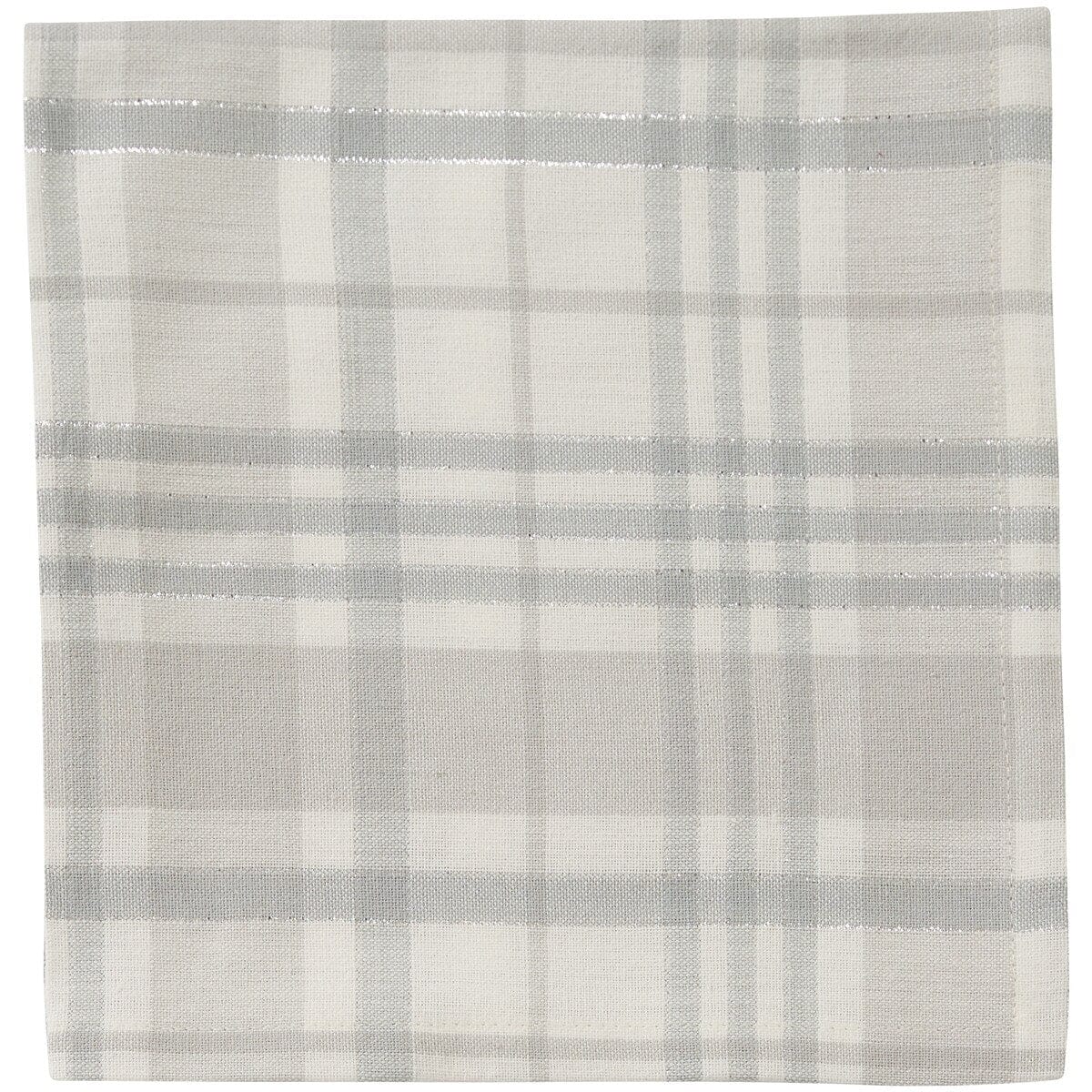 All Is Calm Plaid Napkin Set of 2
