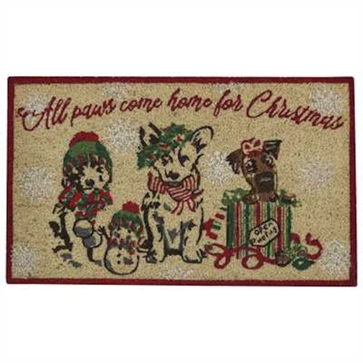 all paws come home Doormat-Park Designs-The Village Merchant