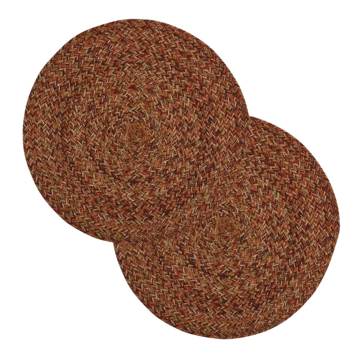 Park Designs Allspice Braided Placemat Round Set of 2