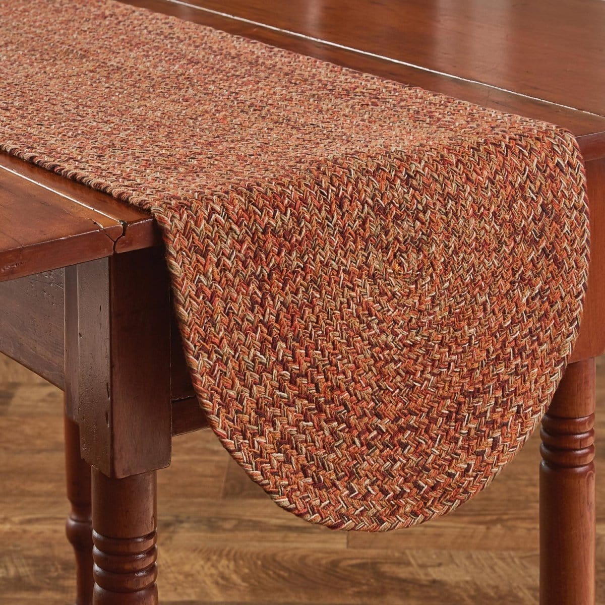 Allspice Braided Table Runner 36" Long-Park Designs-The Village Merchant