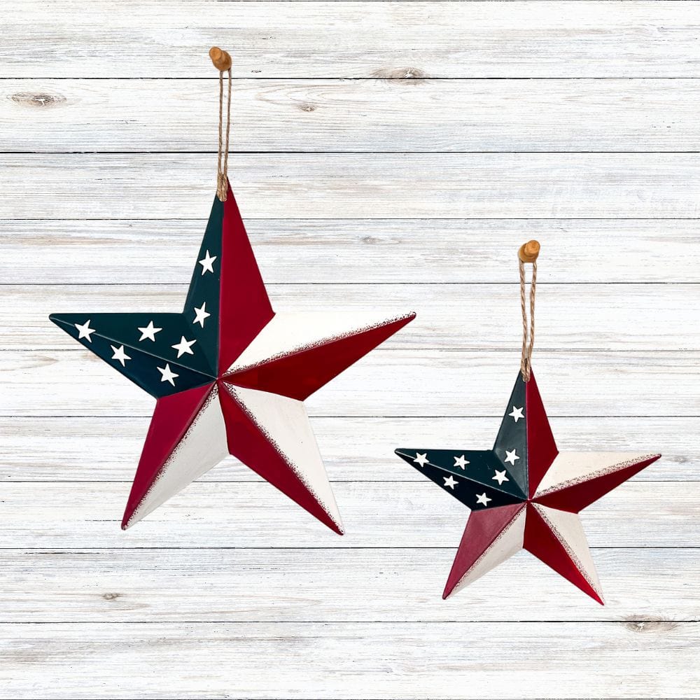 Americana Metal Barn Stars - Available In 3 Sizes