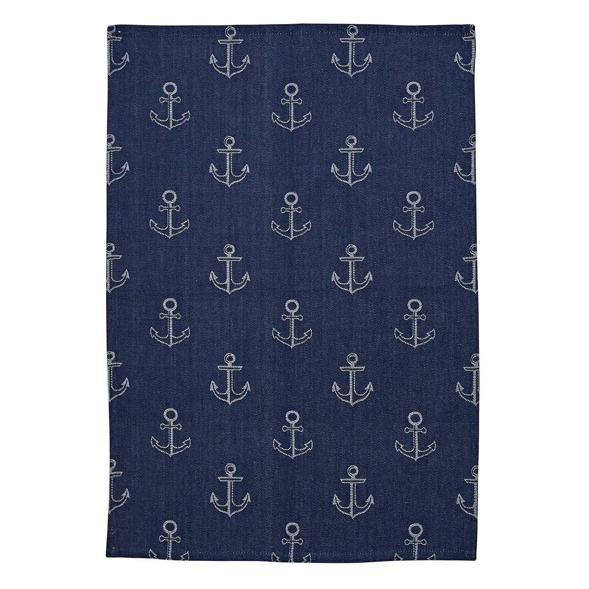 Anchor Jacquard Decorative Towel-Park Designs-The Village Merchant