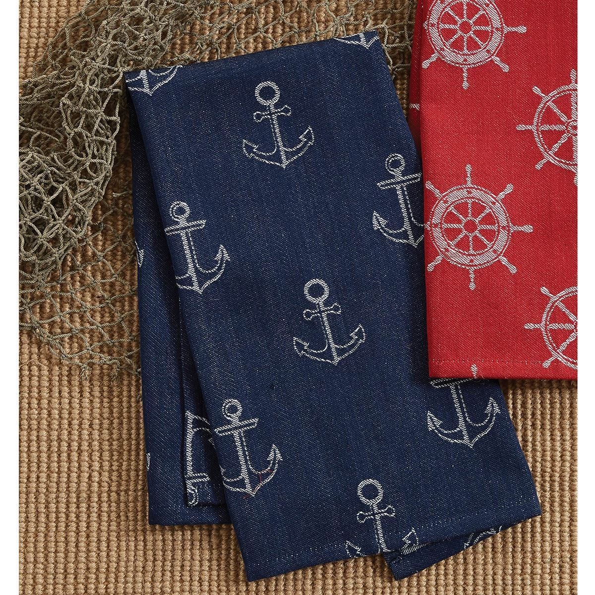 Anchor Jacquard Decorative Towel-Park Designs-The Village Merchant