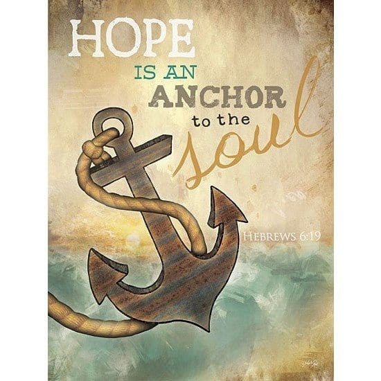 Anchor To The Soul By Marla Rae Art Print - 12 X 16-Penny Lane Publishing-The Village Merchant