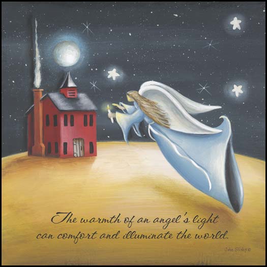 Angel's Light By John Sliney Art Print - 10 X 10-Penny Lane Publishing-The Village Merchant