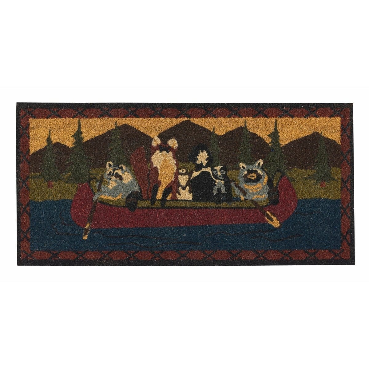 Animal Canoe Doormat-Park Designs-The Village Merchant