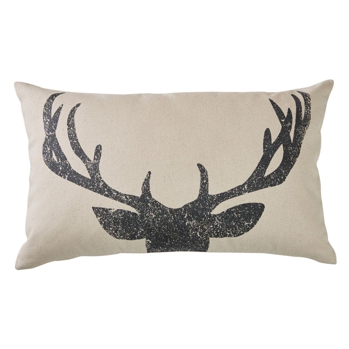 Antlers Printed Pillow 16" x 26"-Park Designs-The Village Merchant
