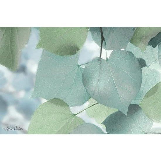 Aqua Leaves By Lori Deiter Art Print - 12 X 18-Penny Lane Publishing-The Village Merchant