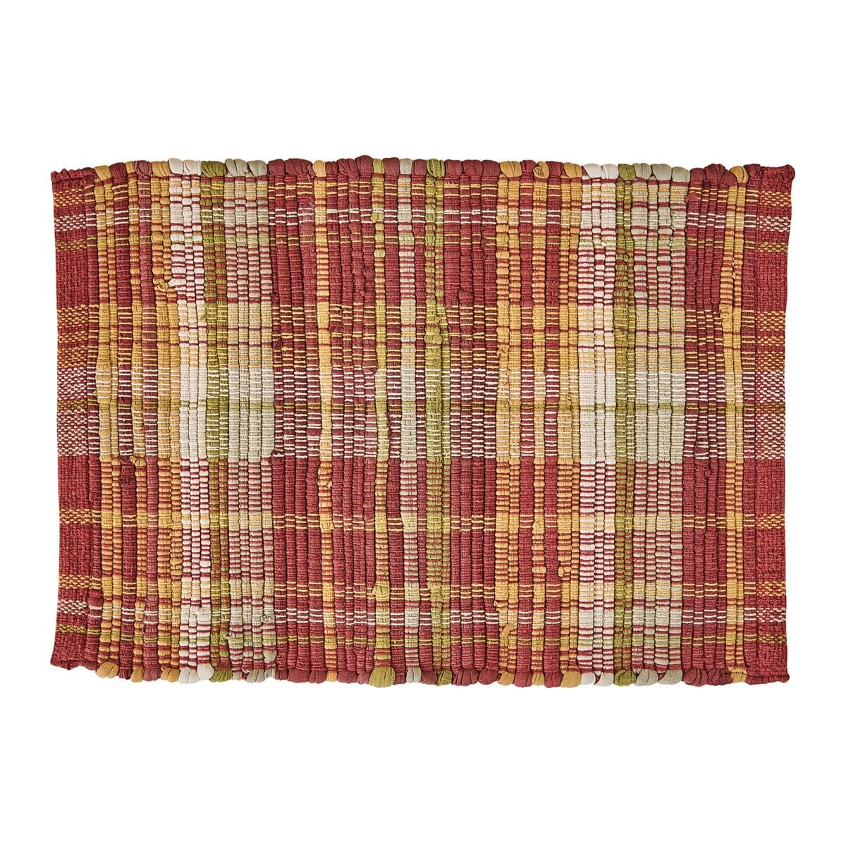 Astor Plaid Chindi Placemat Set of 2