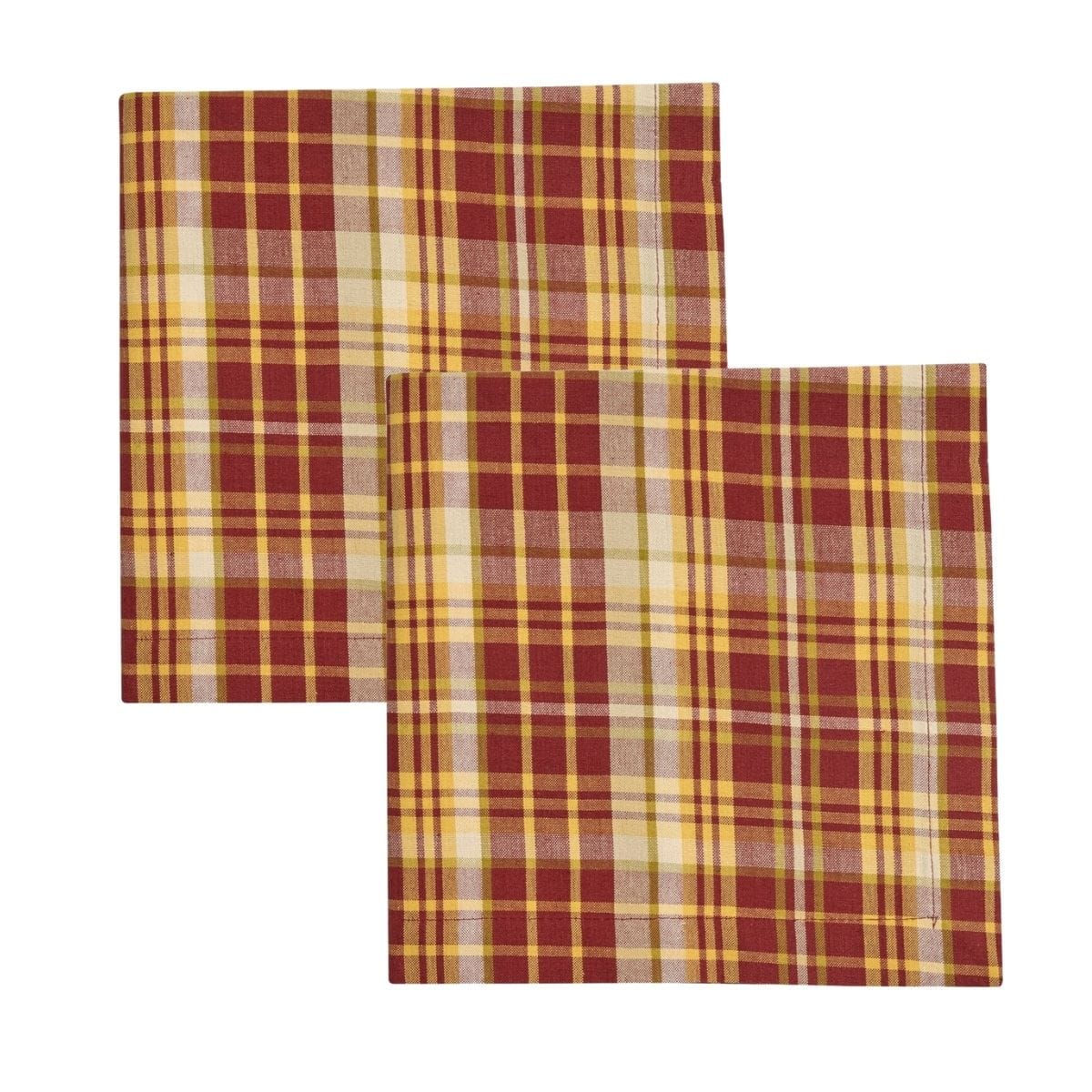 Astor Plaid Napkin Set of 2