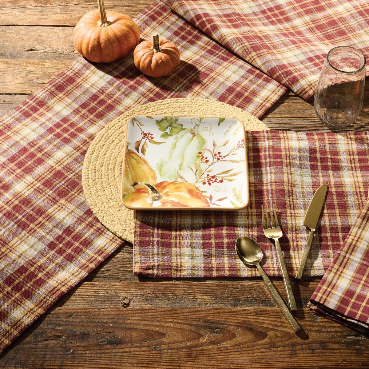 Astor Plaid Table Runner 72" Long