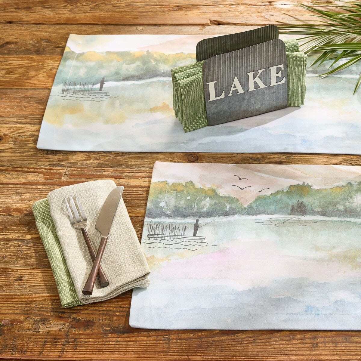 Park Designs At The Lake Printed Table Runner 36" Long