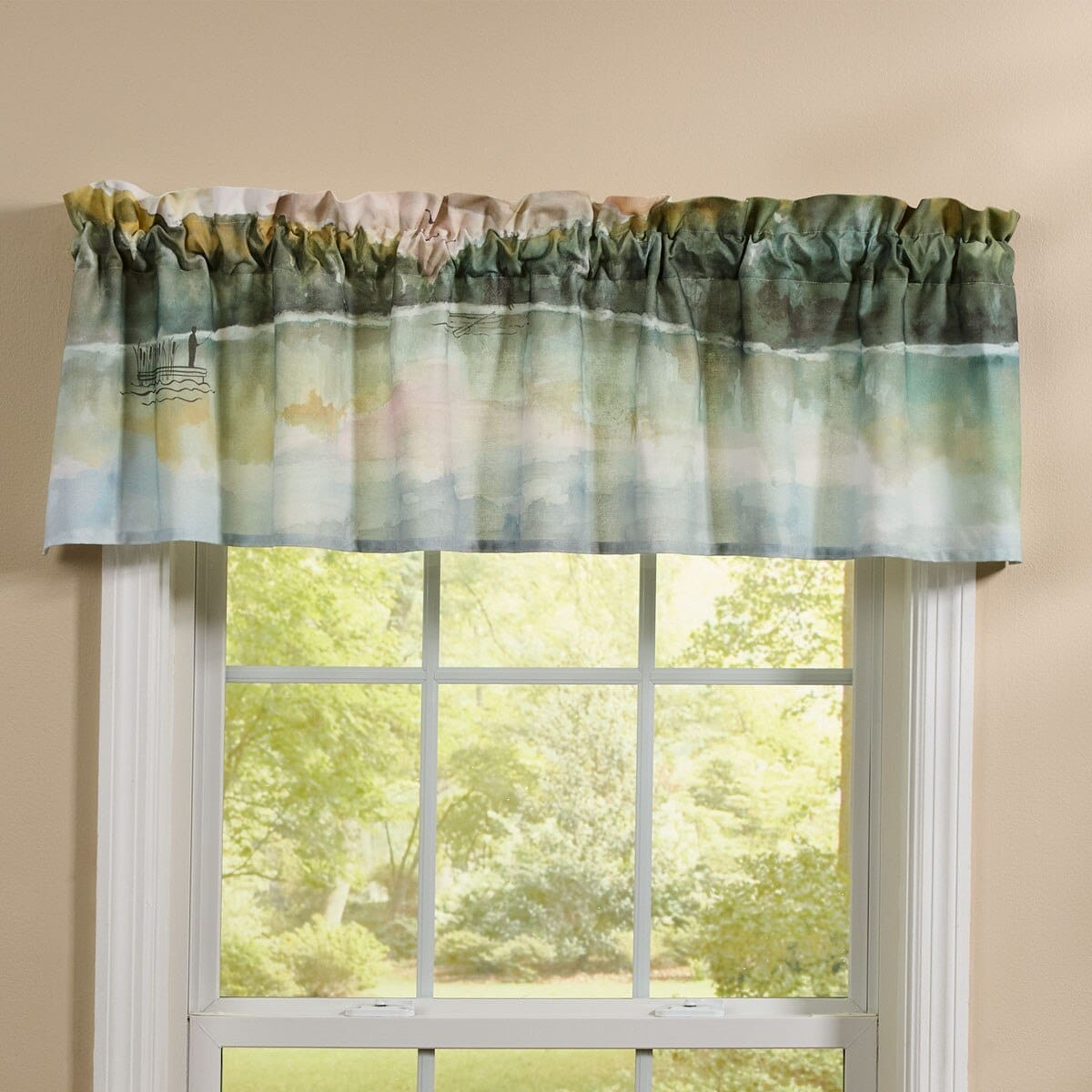 Park Designs Valances At The Lake Printed Valance Unlined